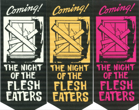 Night of the Flesh Eaters promotional banners.